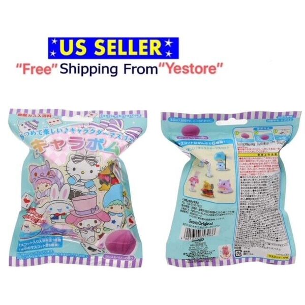 Bandai Sanrio Hello Kitty My Melody Blue Charactor Surprising Bath Bomb Salt 75g