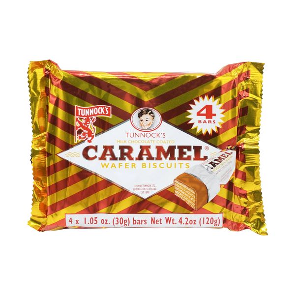 Caramel milk chocolate wafer 30grms