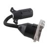 7 Flat Blade to 7 Round Pin Adapter - US Type Universal for Most RV Trailers Semi Trailers