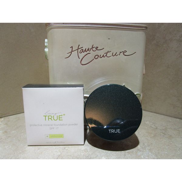 BEING TRUE PROTECTIVE MINERAL FOUNDATION POWDER TAN #4 0.38 OZ NEW