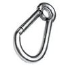 PLASTIMO CARBINE HOOK S/S 12MM WITH CAPTIVE EYE