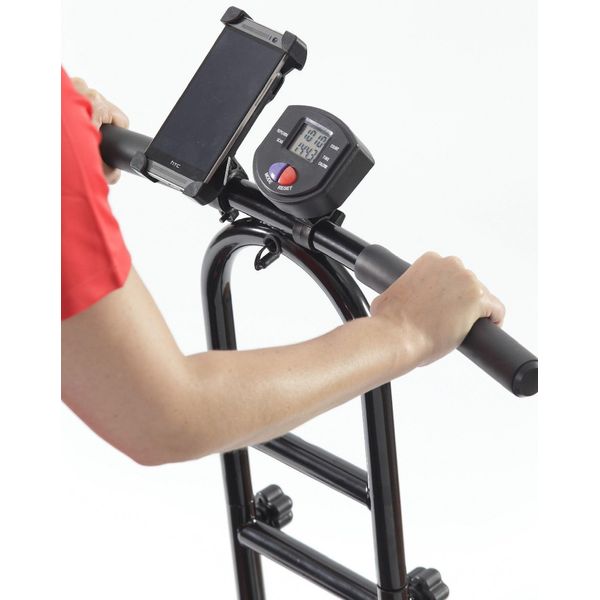JOKA Fit Sprungzähler passend für Fast alle Fitnesstrampoline, misst die Anzahl der Sprünge, die Trainingsdauer und den durschn. Kalorienverbrauch, 16503 Fitness Computer