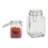 1.2 Litre Square Glass Jar with Airtight Seal