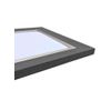 FRAMES BY POST Scandi Slate Grey Mirror 30 x 20 Inch with 3mm Plain Mirror
