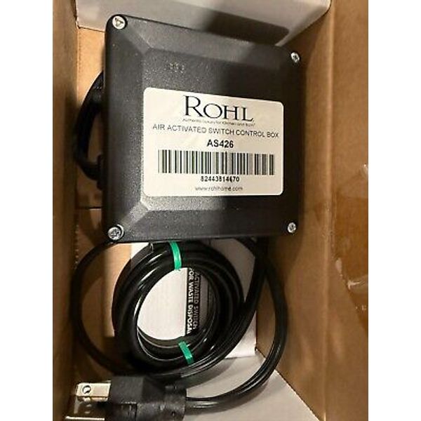 ROHL AIR ACTIVATED SWITCH CONTROL BOX AS426 BRAND NEW IN BOX WASTE DISPOSAL $164