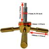 Premium Gun Safe 3 Spoke Safe Handle Gold Finish Replacement Safe Box Handle