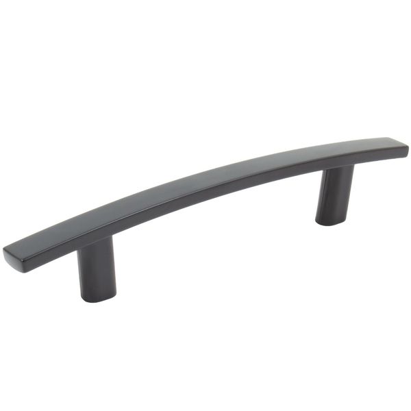 Douglas Cabinet Pull, 96 Millimeters, Matte Black by Stone Harbor Hardware