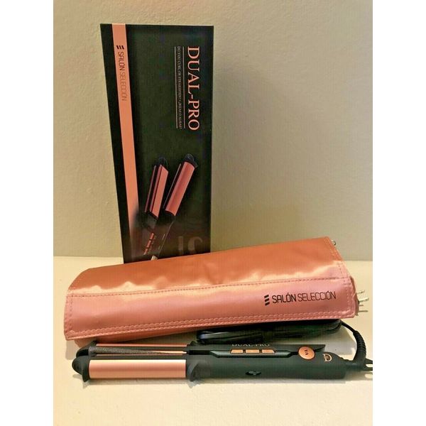 Dual Pro Straightener/Culer Ceramic, NEW Salon Seleccion