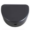 Slim Orthodontic Dental Case - Colour & Glitter Choices for Retainers, Bleaching Trays, Dentures & More (Grey)