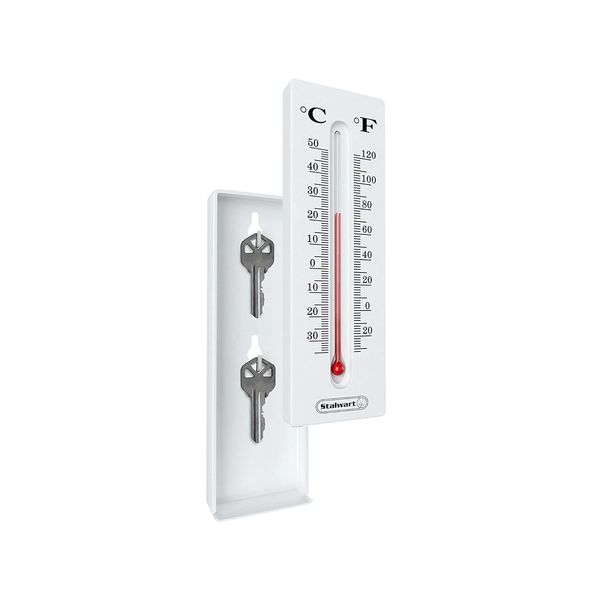 1PCS Thermometer Hidden Key Case Temperature Humidity Indoor Outdoor Car Storage