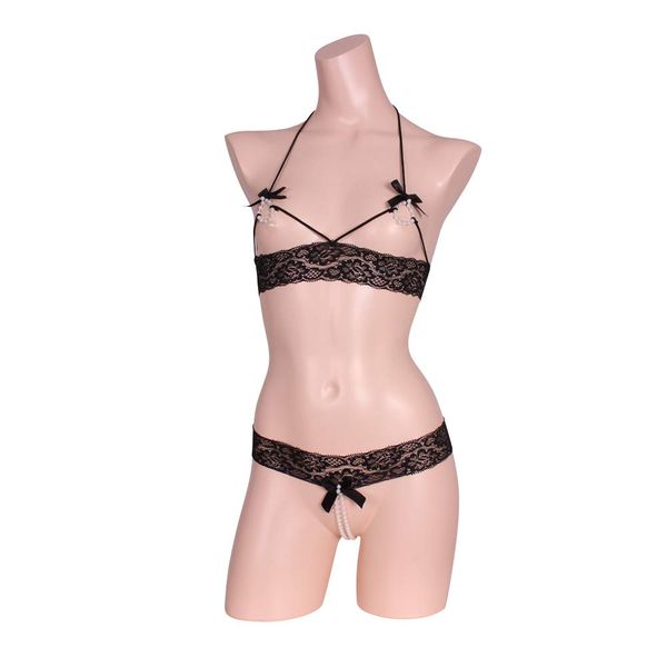 pearl ring bra & pearl shorts