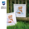 Vervaco Birth Record Teddy and Blanket Counted Cross Stitch Kit, Multi-Colour