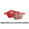 EBC Compatible with/Replacement Brakes DP3781/2C REDSTUFF /