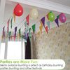 10-Metre PVC Double-Sided Bunting - 20 Flags