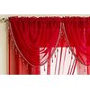 Sapphire Voile Swag - Red