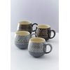 Mason Cash Impressions Grey Durable Stoneware Mug, 35 CL