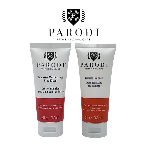 Parodi Swiss Nourishing Foot Cream & Intensive Hand Cream Set 2 oz Creme