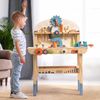 Robud Tool Bench for Kids Toy Play Large Workbench Wooden Tool Bench Workbench