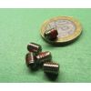 Stainless Self Locking Set Screws, Nylon Patch, Cup, 10-32 x 1/4" Length, 25 Pc