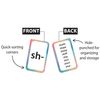 Teacher Created Resources Initial Consonants, Blends & Digraphs Flash Cards (EP62044) 3-1/8" x 5-1/8"