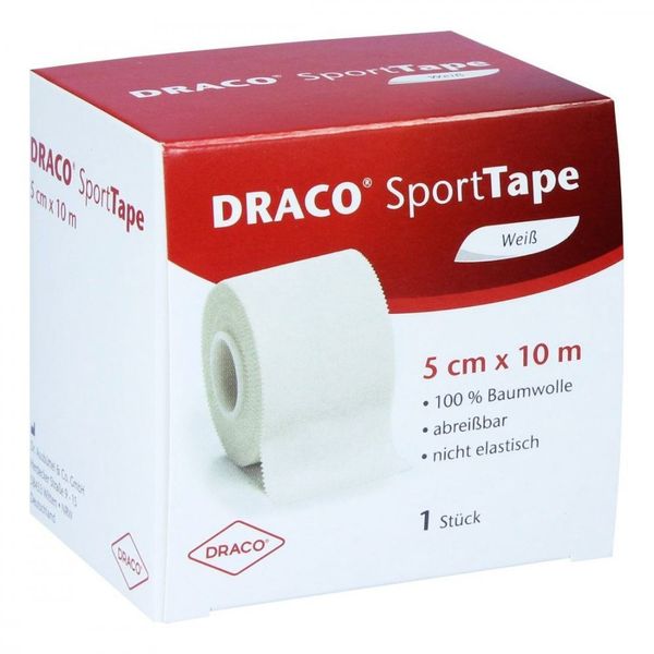 Draco Tape 5 cm White Pack of 1