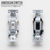 American Switch 3 Way Switch White JO030 CSZ AXCIS