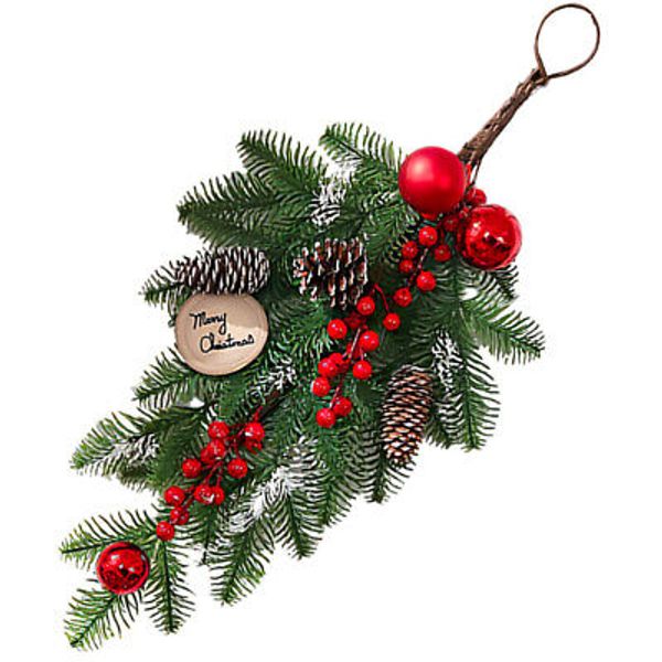 Teardrop Christmas Swag Wreath Ornaments Living Room Decoration Man