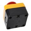 Nimomo Emergency Stop Switch, 1Pc 660V 10A Plastic Shell Red Sign Emergency Stop Mushroom Push Button Switch New