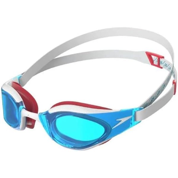 Speedo Unisex Fastskin Hyper Elite Swimming Goggles | Competitive Goggles | Performance Goggles | Training Goggles | Hydrodynamic, White/Oxide Grey/Rose Gold, One Size
