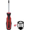 KS Tools 159.1040-E Ergotorque Schraubendreher PZ1, 180 mm