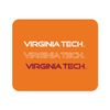 Mouse Pad, Fabric, Virginia Tech University Standard/Floral White
