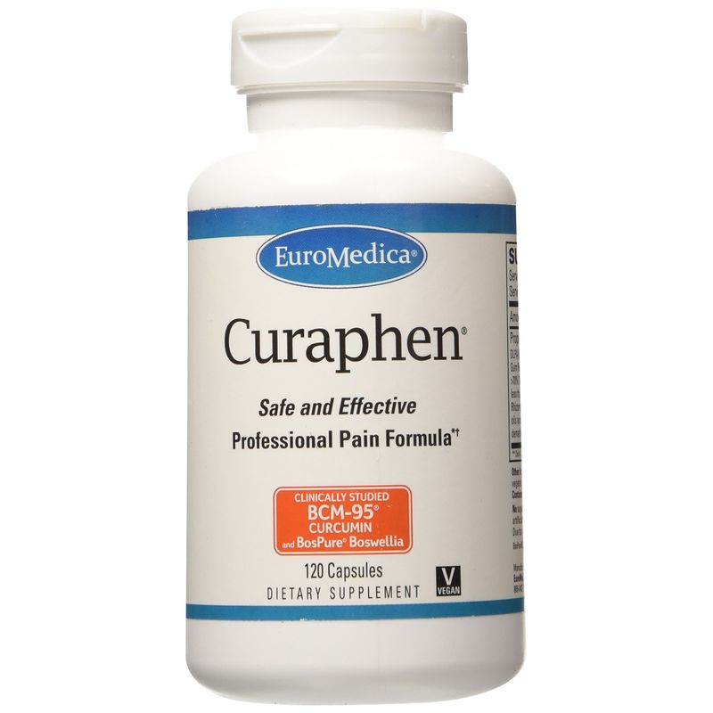 Euromedica Curaphen - 120 Capsules - Professional Formula - Potent ...