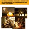 9W 1000LM LED Work Light for DEWALT 20V MAX Batteries Rechargeable Flashlight US