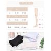 THREEGUN Women's Compression Socks, While Sleeping, Compression Socks, High Socks, Long for Beautiful Legs, For Night Use, Black