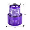 3-Pack Vacuums Part 969082-01 Filter Replacements for Dyson V10 Absolute.