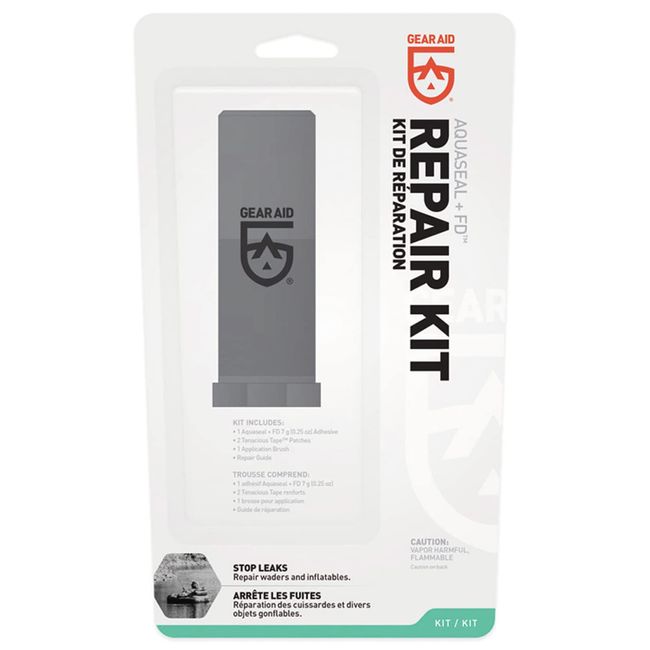 GEAR AID 12994 Outdoor Repair Agent, Aqua Seal + FD (Repair Kit)