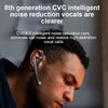 2PCS Trucker Wireless Bluetooth 5.1 Earpiece Headset Mic Earbud Noise Cancelling