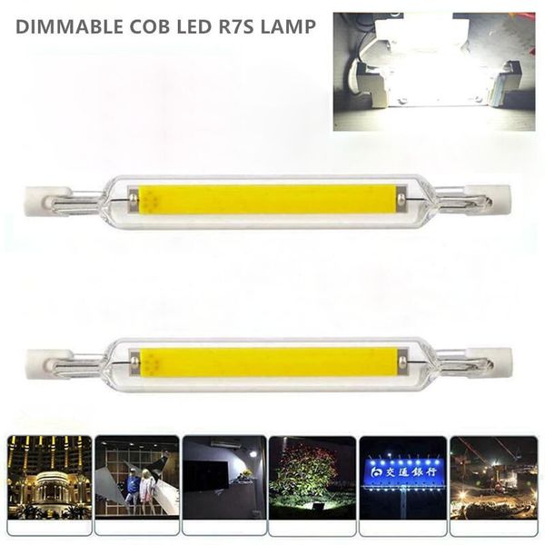 118mm R7S Led Lamp 110V Spotlight Replace Halogen Floodlight Lamparas No Flicker