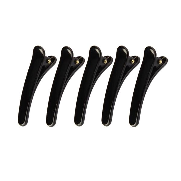 12 Pcs Black Duckbill Clips - DIY Tip Mouth Clip Spring Clip Hair Clips Hair Pins Handmade Headdress Accessories for Women (Length 4.9cm/1.93in)