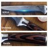 Professional Ultra Sharp Kitchen Boning Knife Meat Cleaver Fruit Knives Fit BBQ
