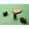 Stainless Steel Self Lock Set Screw, Nylon Patch, Cup, 1/4"-20 x 3/8" Long 20 pc