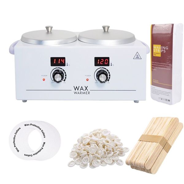 Digital Double Wax Warmer Electric Heater Dual Hot Facial Skin Care Equipment