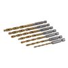 Silverline 819714 Hex Shank Drill Bit Set 7pce 3 - 6.5 mm