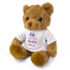 Big Red Egg LIFE HAPPENS CHIPS HELP - Teddy Bear - Cute Soft Cuddly Adorable - Gift Present