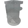 HTUK Rotating Makeup Organiser, 33cm x 23cm, Transparent