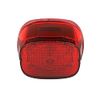 ‎Eagle Lights Flashing Strobe Squareback LED Tail Brake Light Kit for Harley Davidson - No Window/Red Lens