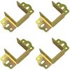 4 PCS Heavy Duty Bed Rail Metal Brackets Support Hinges (40mm)
