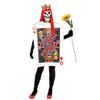 FIESTAS GUIRCA Cursed Queen Card Costume for Adults