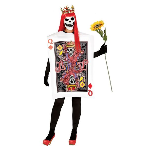 FIESTAS GUIRCA Cursed Queen Card Costume for Adults