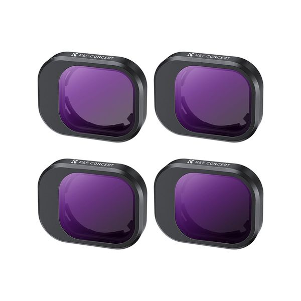 K&F Concept 4-pack ND Filter Kit for Mini 4 Pro - ND8, ND16, ND32, ND64- Filters Kit Compatible with DJI Mini 4 Pro Accessories